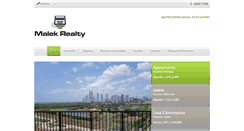 Desktop Screenshot of malekrealty.net